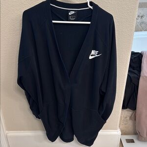 Nike Black Cardigan with Logo